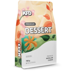 Micelární kasein KFD Premium Dessert 700 g s příchutí sušenek před expirací