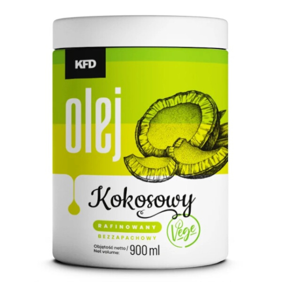 KFD rafinovaný kokosový olej 900 ml