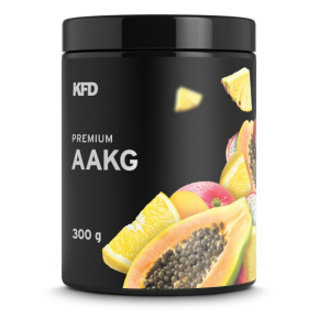 KFD Premium AAKG arginin alfa-ketogluturát 300 g s příchutí tropického ovoce