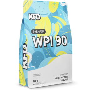 90% WPI protein KFD Premium WPI 90 700 g s příchutí karamelu po expiraci