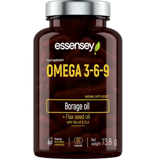 ESSENSEY Omega 3-6-9 - 90 kapslí před expirací