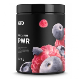 KFD Premium Pre-Workout II 375 g s příchutí malin a borůvek s datem expirace 11/2024